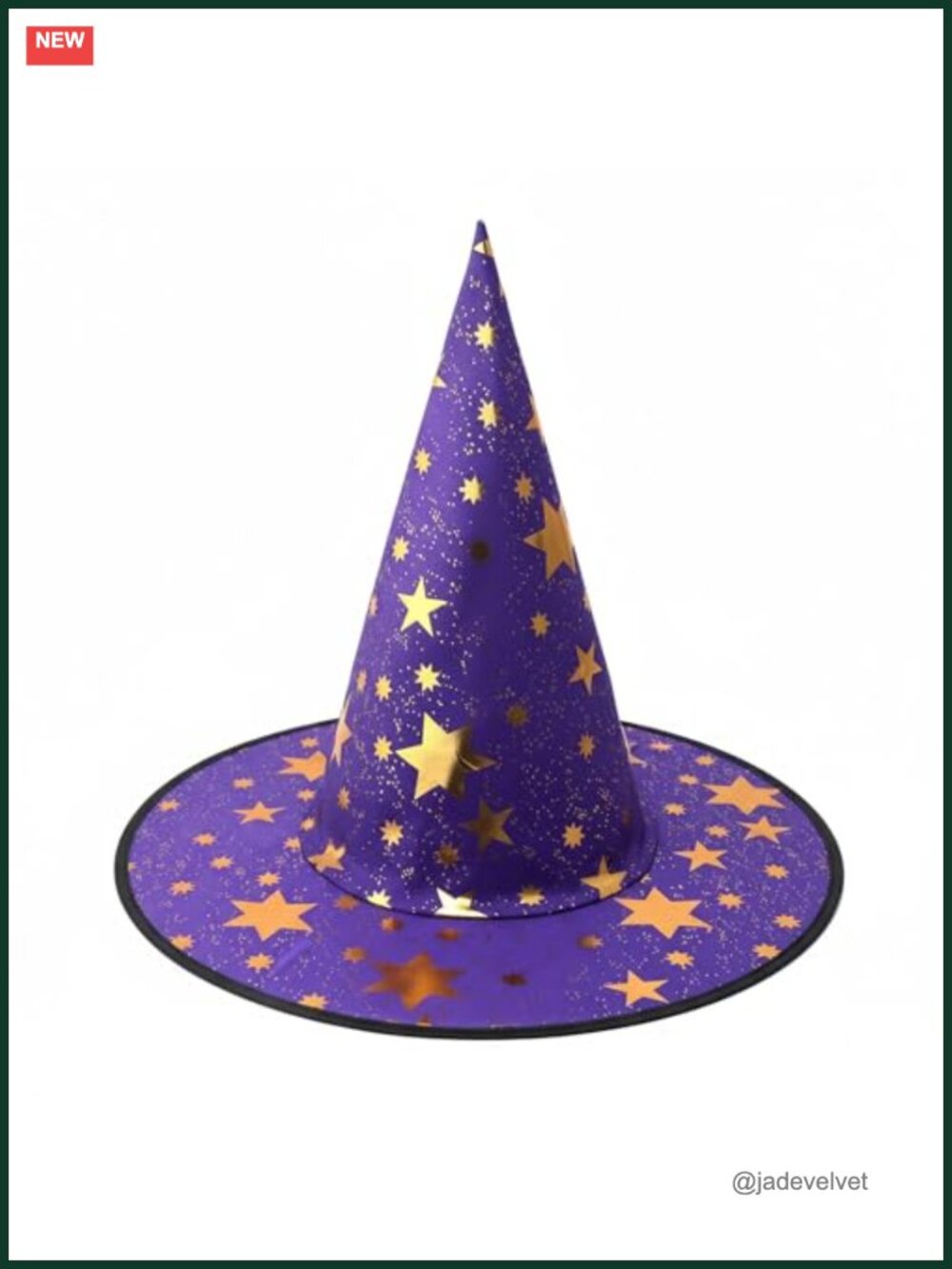 Witch Hat Adult One Size Fits Most Halloween Costume Cosplay Accessory